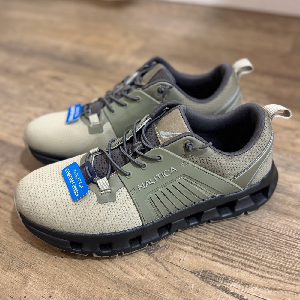 Nautica Men's Sage Green Sneakers
